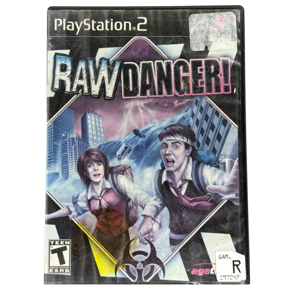 Raw Danger (Sony PlayStation 2 PS2, 2007) No Manual Tested Rare Game